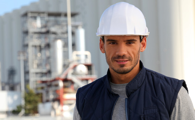 craftsman on a construction site